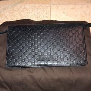 Gucci Wallet with Crossbody Strap